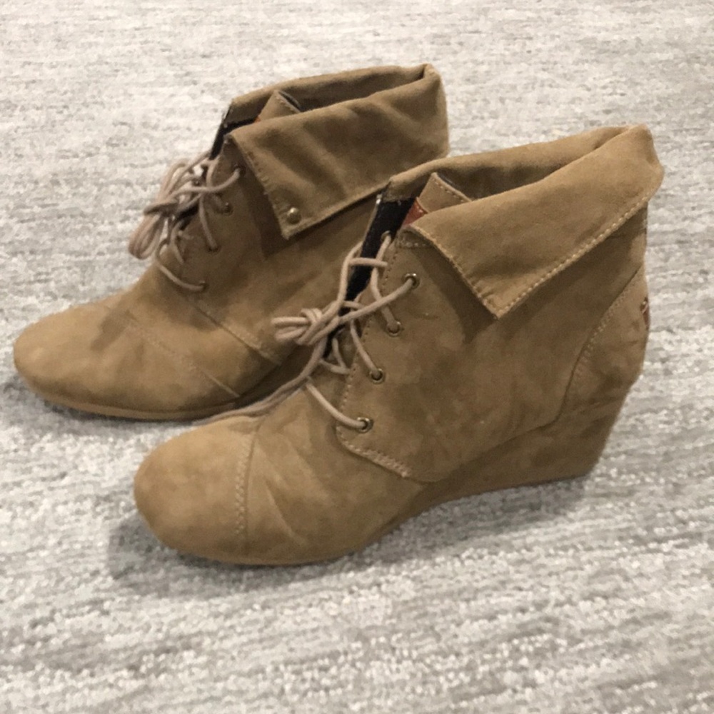 Brown booties